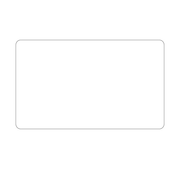 Intravenous Bag Label, Removable Pinfed 3" x 5" White